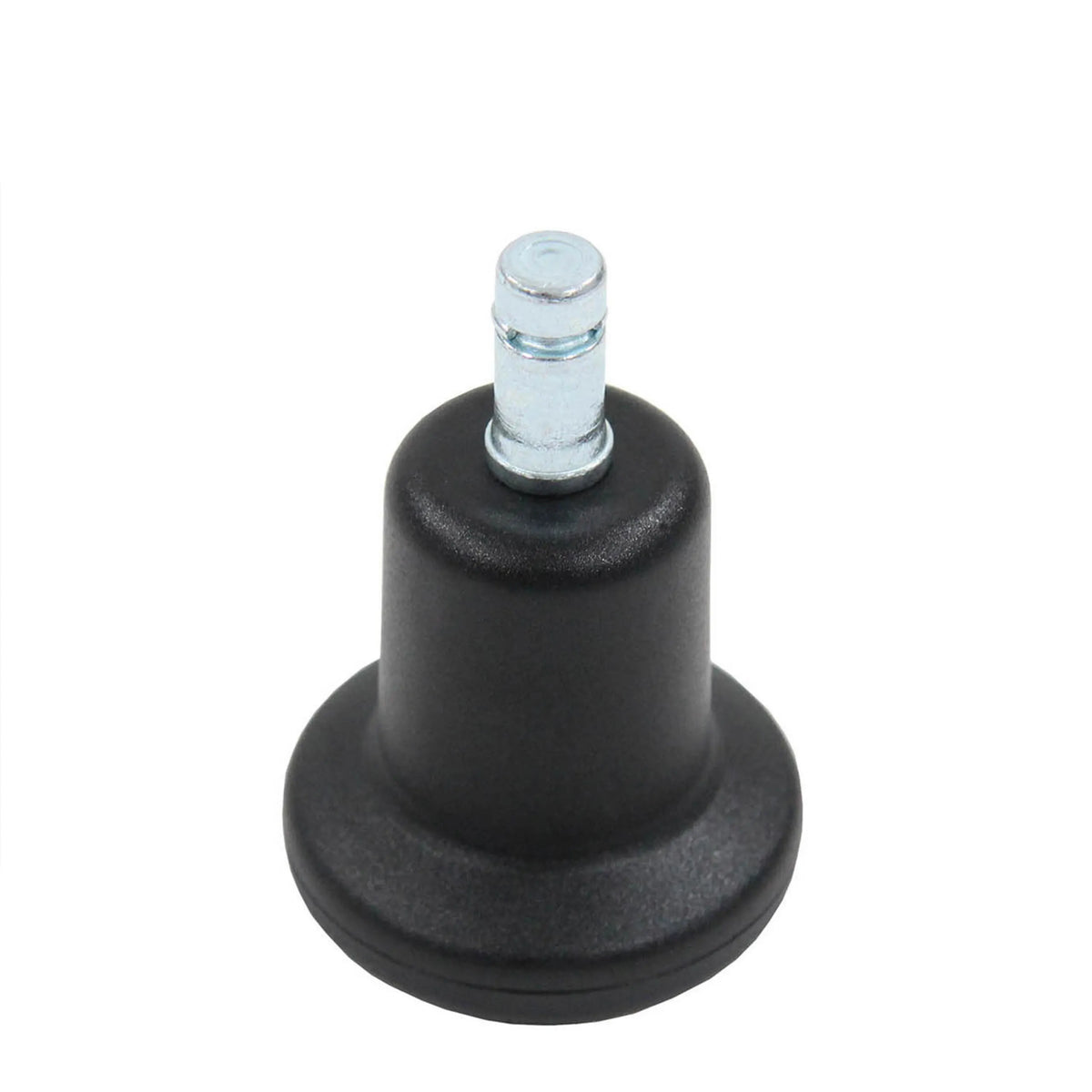 Zwarte vloerdoppen 5 x STAND Nr. 10 met 10 mm metalen pin voor alle vloeren van hjh OFFICE