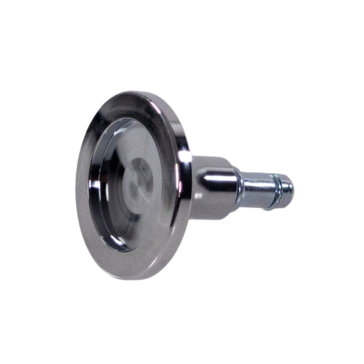 Zilverkleurige vloerdoppen voor tapijt met een diameter van 11 mm, model STAND C van hjh OFFICE