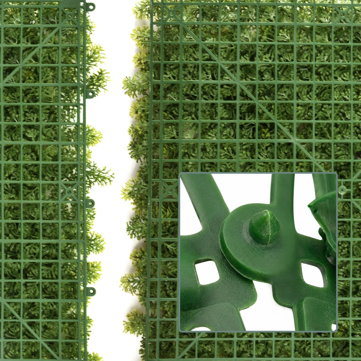 Verbindingsstuk van de groene plantmatten LEAFLUXE 3 van hjh LIVING
