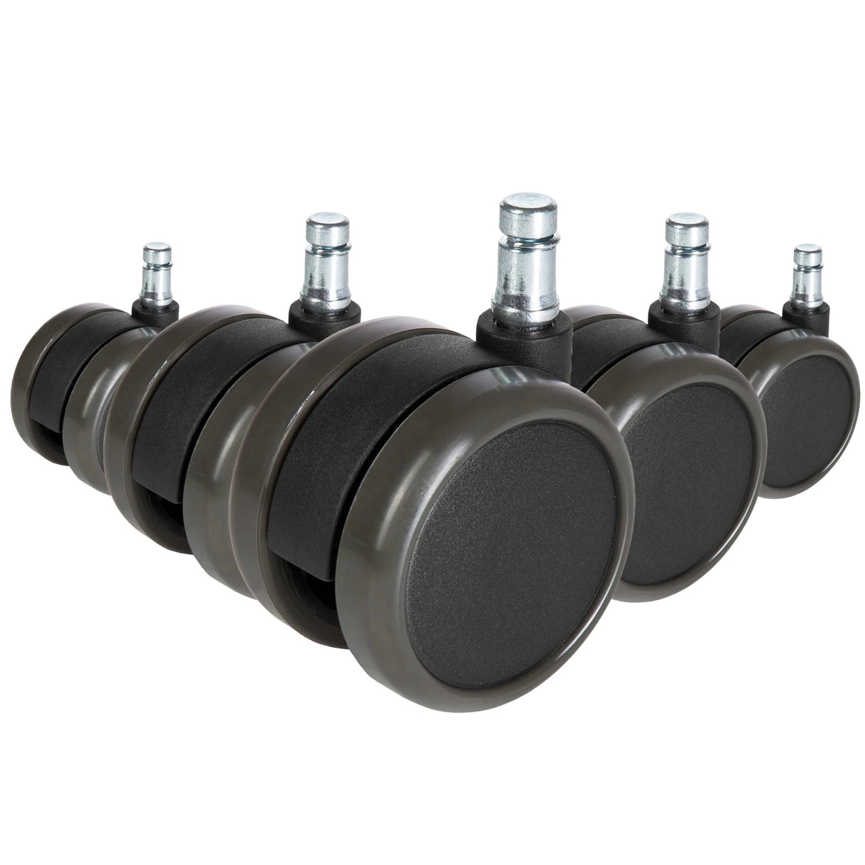 5x ROLO FREE 10mm/65mm Harde bodem - Bureaustoelwielen