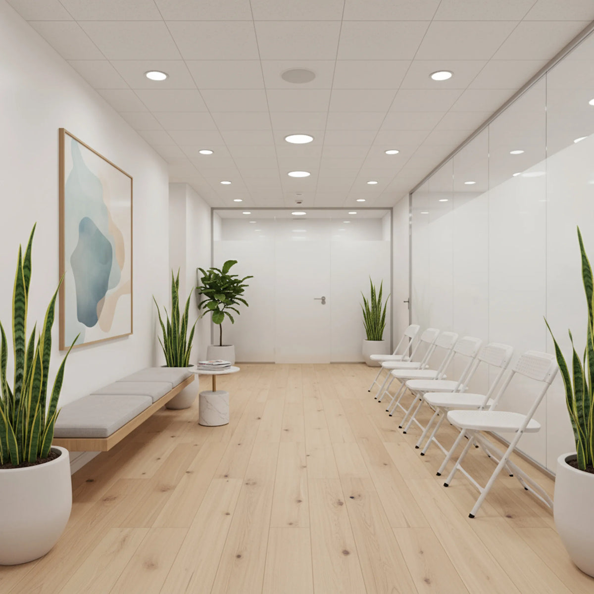 Witte Outdoor stoelen TUDELA XXL PRO W met inklapbaar frame in een moderne wachtruimte van hjh OFFICE