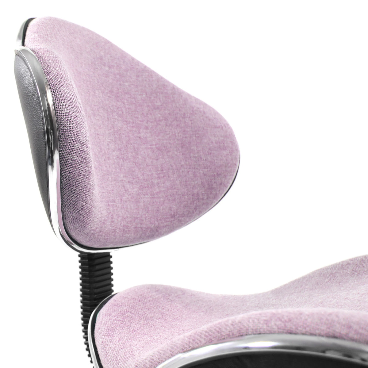 Roze stoffen rugleuninghoes van de KIDDY GTI-3 kinder bureaustoel met chromen rand van hjh OFFICE