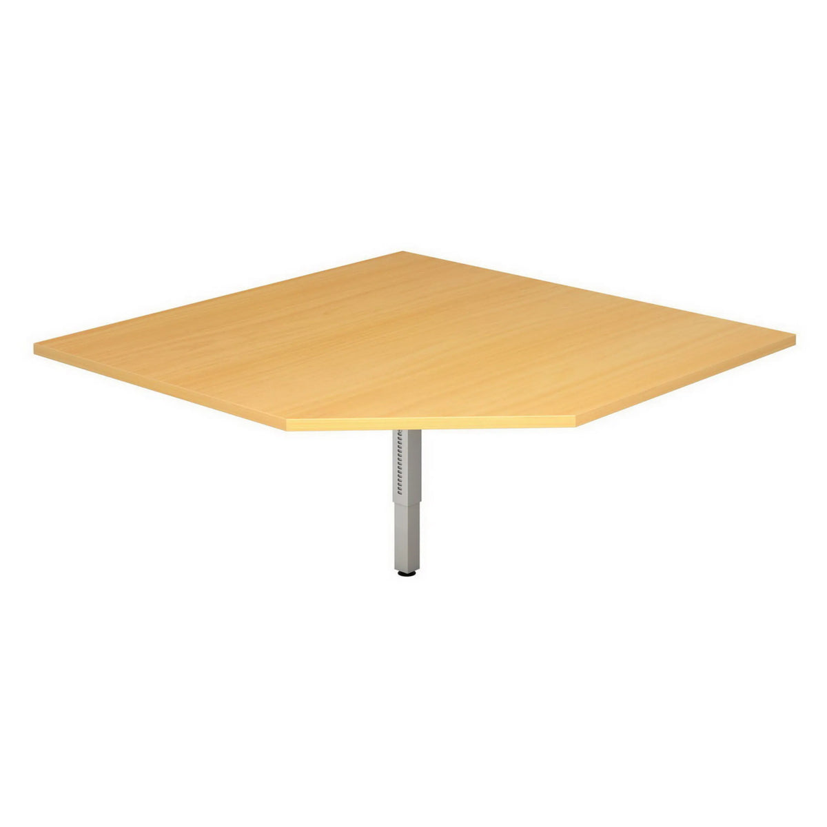 Trapeziumvormig beukenblad van het bureau HT12 van hjh OFFICE PRO