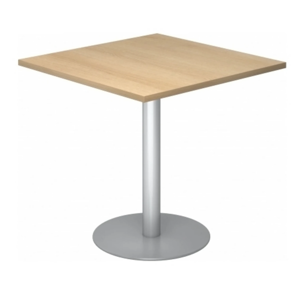 BISTRO F88Q S | Vergadertafel | 80x80 | zilver - Systeem conferentietafel