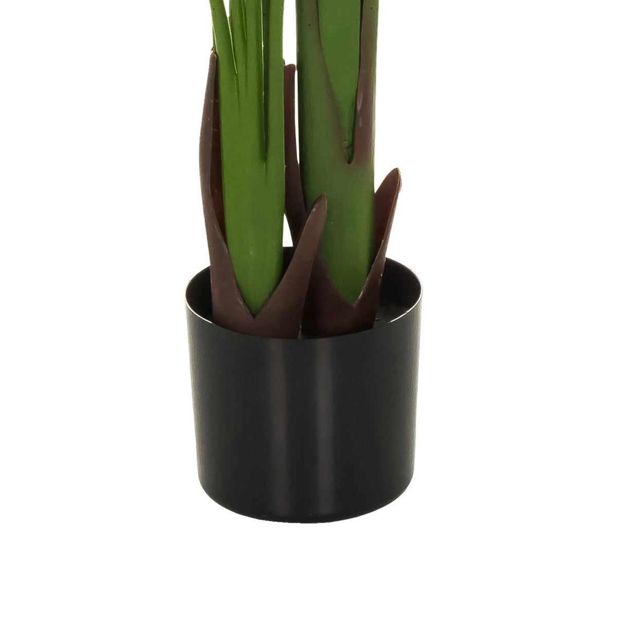 Onderste deel met zwarte plantenpot van de Kunstplant BANANE van hjh OFFICE