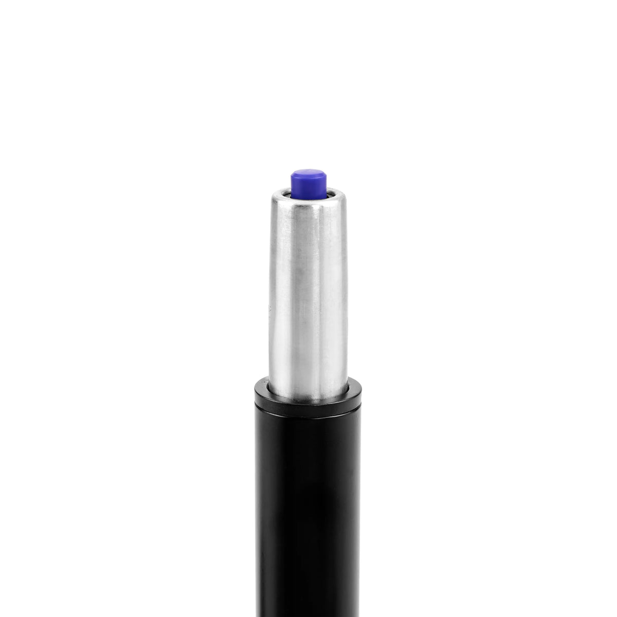 Uitgeschoven gasveerzuil van de Balance Sit Ergo stahulp in zwart met blauwe knop van hjh OFFICE