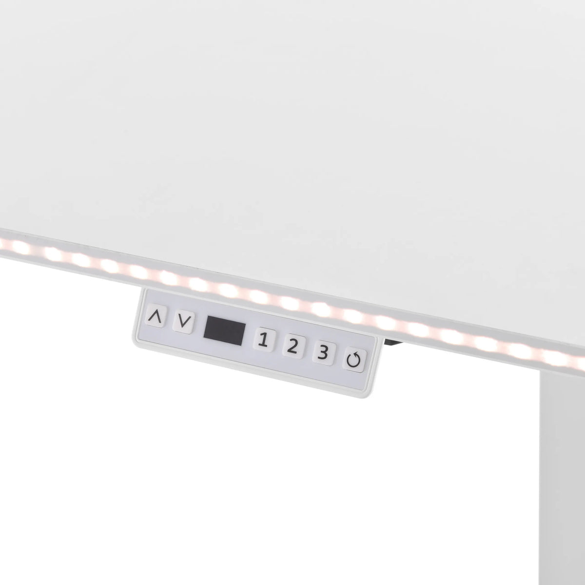 Digitales Bedienfeld mit Speicherpositionen eines elektrisch höhenverstellbaren Schreibtisches Worktime Kid von hjh OFFICE