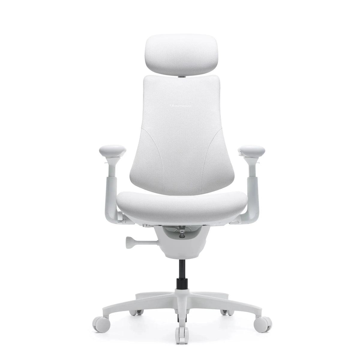 High end bureaustoel LiberNovo Omni Gen in de kleur wit met hoofdsteun en verstelbare armleuningen van Libernovo