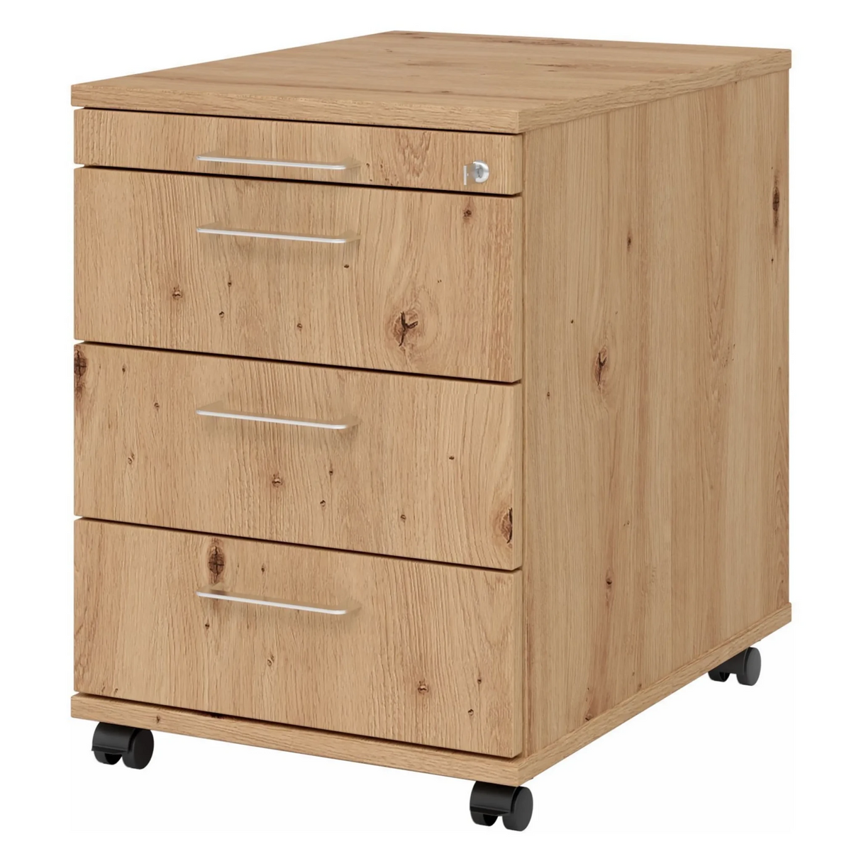 SIGNA AC30 | Mobiele container met 3 lades | Hout - Rolcontainer