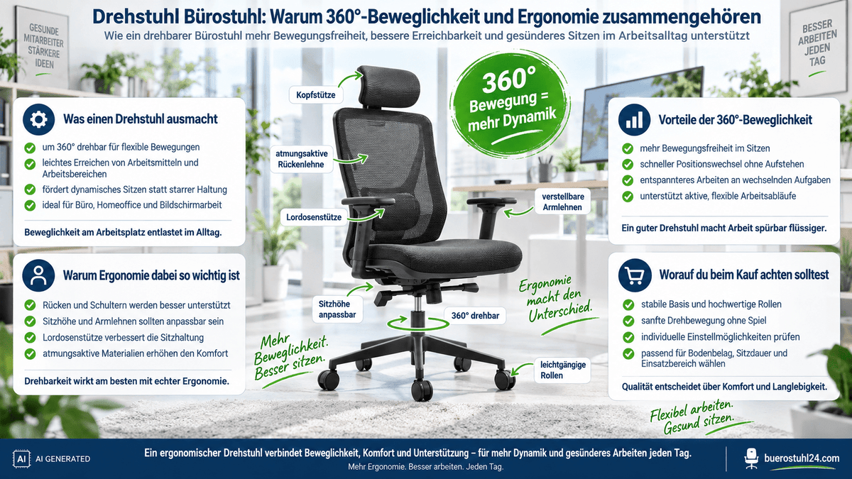drehstuhl bürostuhl - buerostuhl24