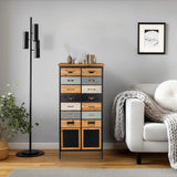 Commode CONTINENTO HIGH van hout in verschillende kleuren met meerdere lades en vakken van hjh LIVING