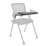 Zwart schrijfblad TABLET PRIORITY II als Accessoires voor stoelen van hjh OFFICE – 360-gradenweergave (vooraanzicht 0°)