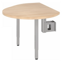 LA92 C | aanbouwplaat incl. console en 2 steunvoeten 