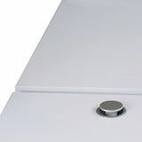 Zilverkleurig aluminium afsluitdeksel van de ELDO601 Accessoires van hjh OFFICE PRO