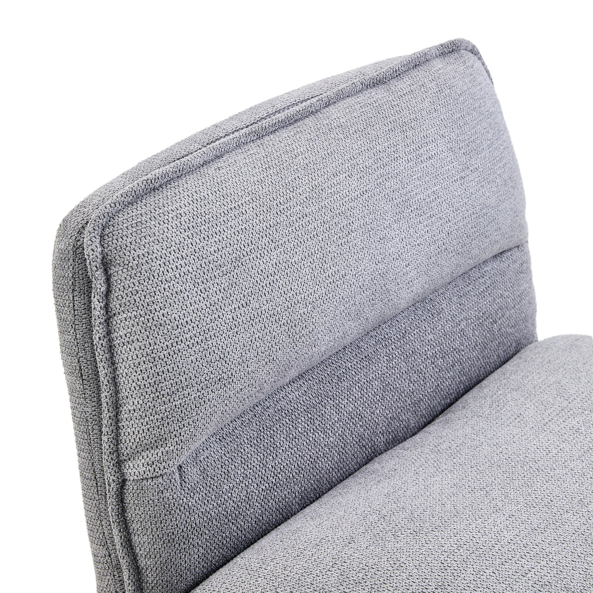 Donkergrijze stoffen bekleding van de rugleuning van de Lounge stoel Criss-Cross 20 van hjh LIVING