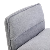 Donkergrijze stoffen bekleding van de rugleuning van de Lounge stoel Criss-Cross 20 van hjh LIVING