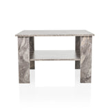 Grijze Salontafel BISMO met een aflegplateau in marmerlook van hjh LIVING – 360-gradenweergave (vooraanzicht 0°)
