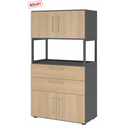 FlexWall | 4 OH | 2x deuren + laden + frame | met verstelbare poten 