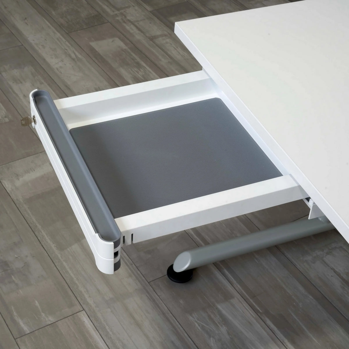 Witte onderbouwlade voor UCBS Accessoires met grijs binnenoppervlak van hjh OFFICE PRO