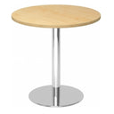 BISTRO F80R C | Vergadertafel | Ø 80 | chroom - Systeem conferentietafel 
