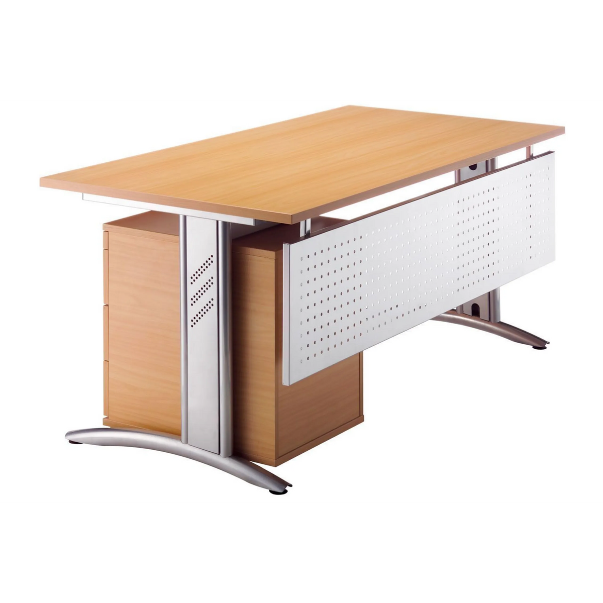 Zilveren zichtscherm van de SI S Accessoires van hjh OFFICE PRO