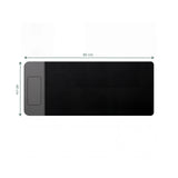 Maattekening van de Bureau Onderlegger Padflux Power met 80 × 40 cm van hjh OFFICE