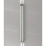 Grijs-zilveren chromen metalen handgreep van het meubelstuk SIGNA G 7100G van hjh OFFICE PRO