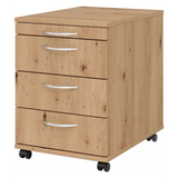 BARI 1606 | Mobiele container met 3 lades | Hout 
