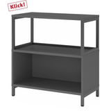 FlexWall | 2 OH | kast + lijst | met sokkelframe 