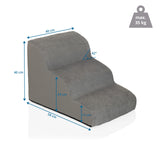 Maattekening van de Trap voor huisdieren PAWY STEP 3 met 40 × 58 cm en een draagvermogen van 35 kg van hjh LIVING