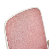 Roze stoffen rugleuninghoes van de Kinder bureaustoel Swivelo van hjh OFFICE