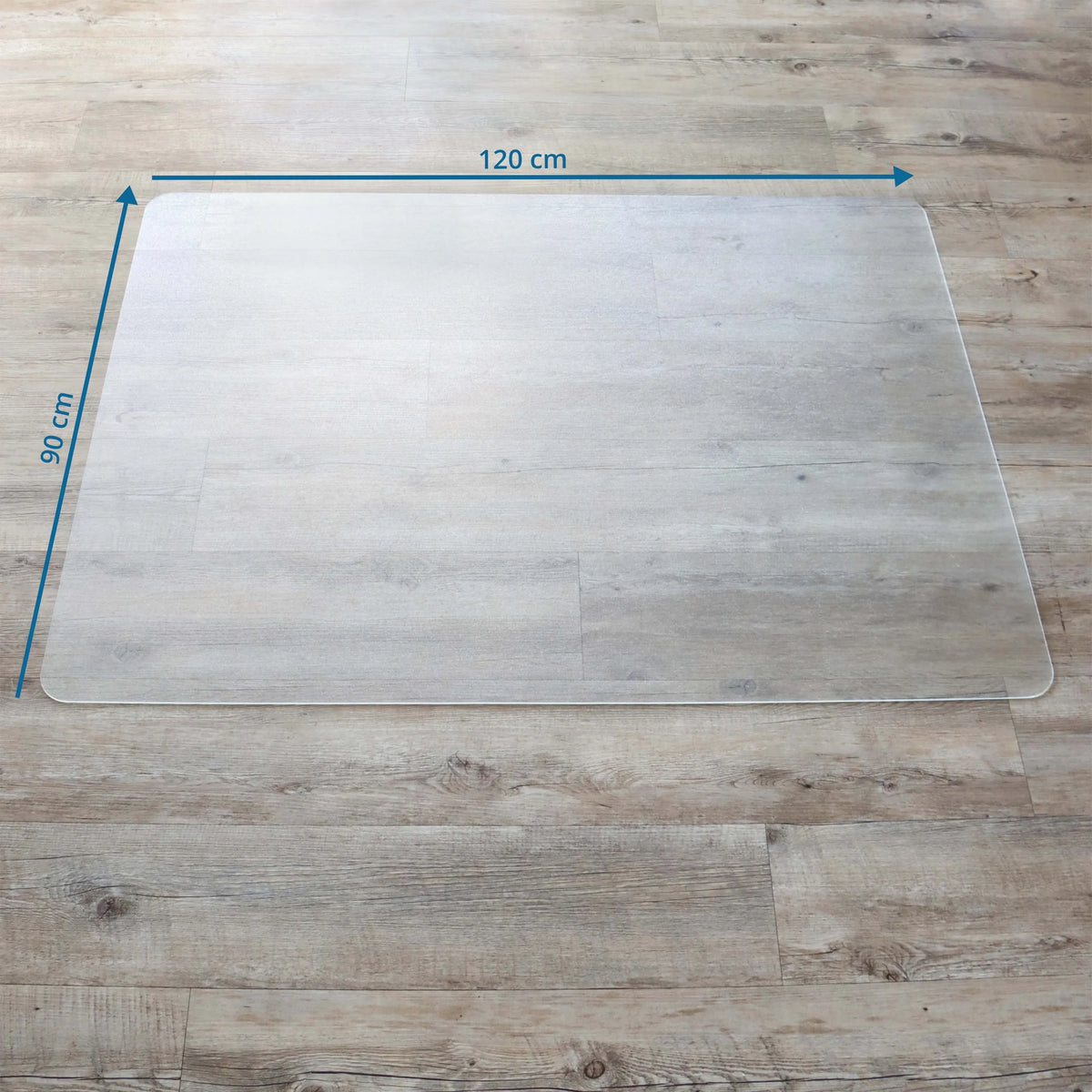 Maataanzicht van de Vloermat PUNOMAT van 120 × 90 cm van Kottig