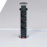 ELDO601 | Stekkerdoos torenmodel (incl. frezen) | 3 x socket | 2 x USB - Accessoires 