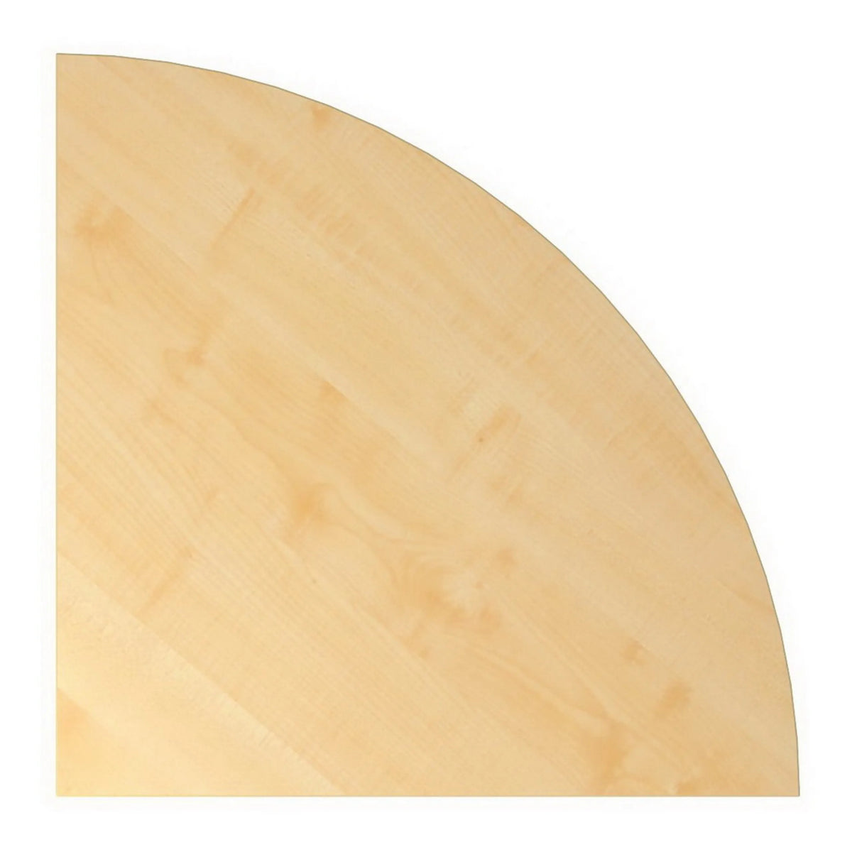 Ronde hoekverbinder 80 x 80 mm in esdoorn uit de NANO-serie LE90 / LE91 van hjh OFFICE PRO