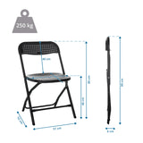 Maattekening van de Outdoor stoel TUDELA XXL PRO met een totale hoogte van 99 cm van hjh OFFICE