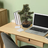 Kunstplant BONSAI als kleine bonsai in een zwarte pot op een bureau van hjh OFFICE