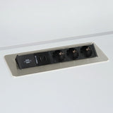 ELDUSB0 | Verdeeldoos (zonder frezing) | 3 x stekkerdoos | 2 x USB - Accessoires 