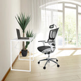Wit Bureau EASY UP H I met afmetingen 78 x 46 cm van hjh OFFICE