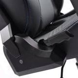 Verstelmechanisme en vulling van de Gamestoel GAMEBREAKER POLARYS I in grijs en blauw van hjh OFFICE
