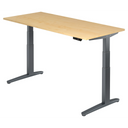 XBHM 19 GG | 180x80 | Bureau elektrisch in hoogte verstelbaar. 