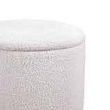 Witte structurestof van de gestoffeerde kruk Storiano S van hjh LIVING