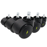 5x ROLO ESD 10mm/50mm Harde bodem - Bureaustoelwielen 