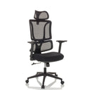 ERGOMY | Stof / Mesh | Frame: Zwart - Thuisgebruik bureaustoel 
