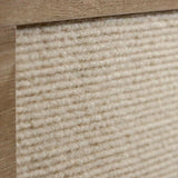 Beige, geribbelde stofoppervlak van het Kattenhuis KITTY PAWBOX 2 in eikenlook van hjh LIVING