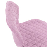 Roze gewatteerde bekleding van de Kinder bureaustoel JOY II van hjh OFFICE