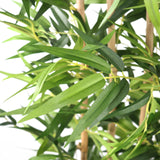 Groene bladeren en stengels van de kunstplant BAMBUS I van hjh OFFICE
