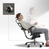 Verstelmechanisme en kantelfunctie van de luxe directiestoel ERGOHUMAN SIGNATURE GEN2 in zwart van hjh OFFICE