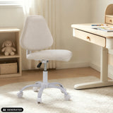 Beige kinder bureaustoel Lumikid met zwenkwielen en gasveer van hjh OFFICE (AI-gegenereerde afbeelding)