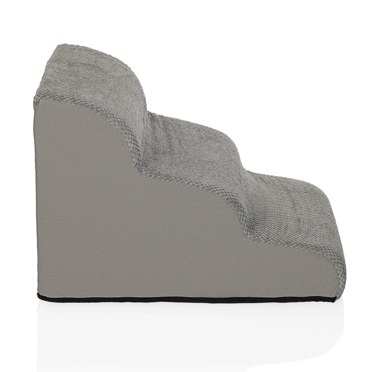 Grijze Trap voor huisdieren PAWY STEP 3 met twee treden en antislipbekleding van hjh LIVING