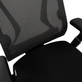 Ademende netrugleuning en zitting van de High end bureaustoel INSPERO van hjh OFFICE